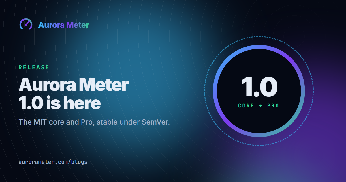 Aurora Meter 1.0: Stable Usage Metering and Billing for Phoenix